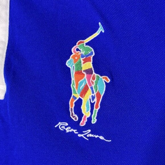 Polo by Ralph Lauren Big Pony Colorblock Polo Shirt 3XL - Picture 5 of 13